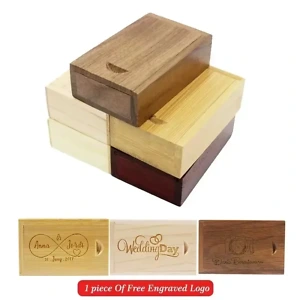 Solid Wood Storage Boxes With Sliding Top