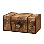 Small Wooden lockable storage box - Image 7