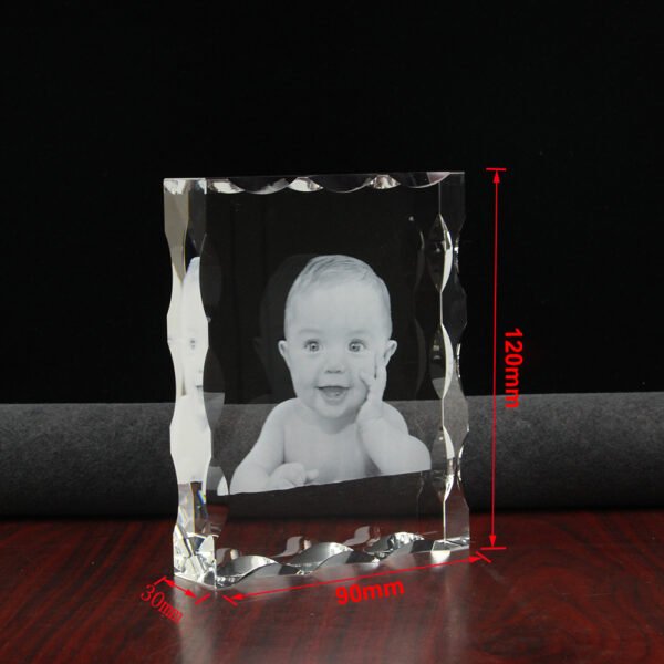 Laser Engraved 3d Baby Photo