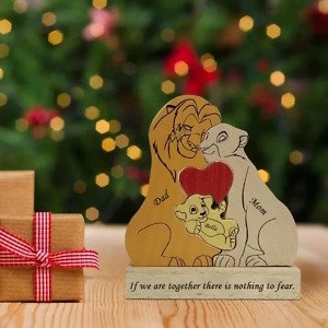 Personalized Lion King Wooden Family Puzzle