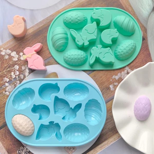 9-cavity rabbit shaped baking mould - Image 2