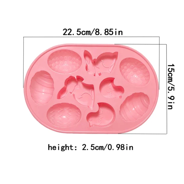 9-cavity rabbit shaped baking mould - Image 4
