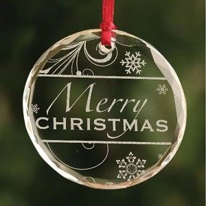 Crystal Christmas Ornament