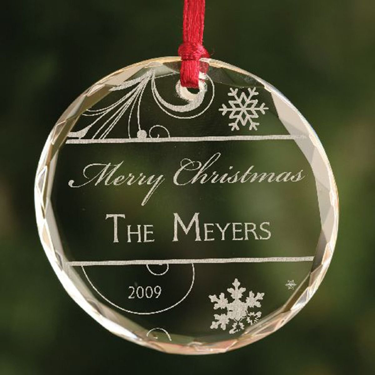 Crystal Christmas Ornament - Image 3