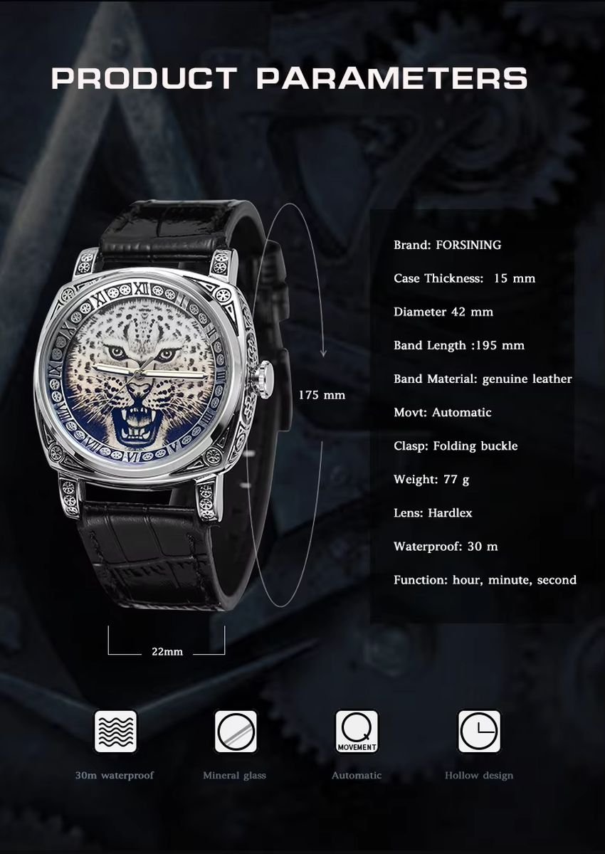 Mechanical Wristwatch Jam Tangan Men Watch - Image 6