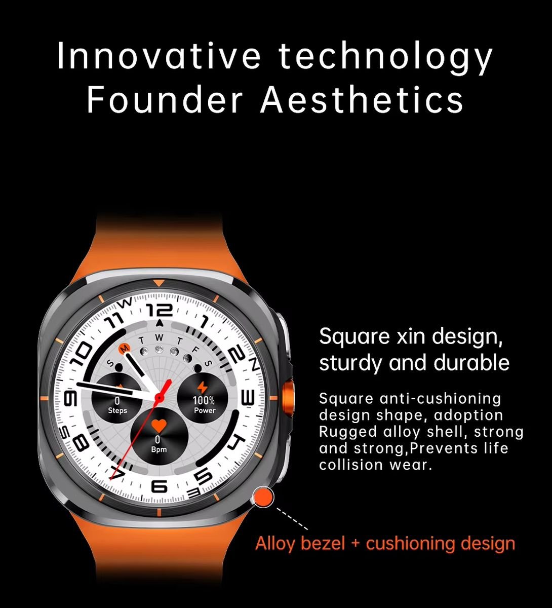 U8 Ultra 5G Android Smartwatch - 3GB+32GB Global Version for Men 2025 - Image 6