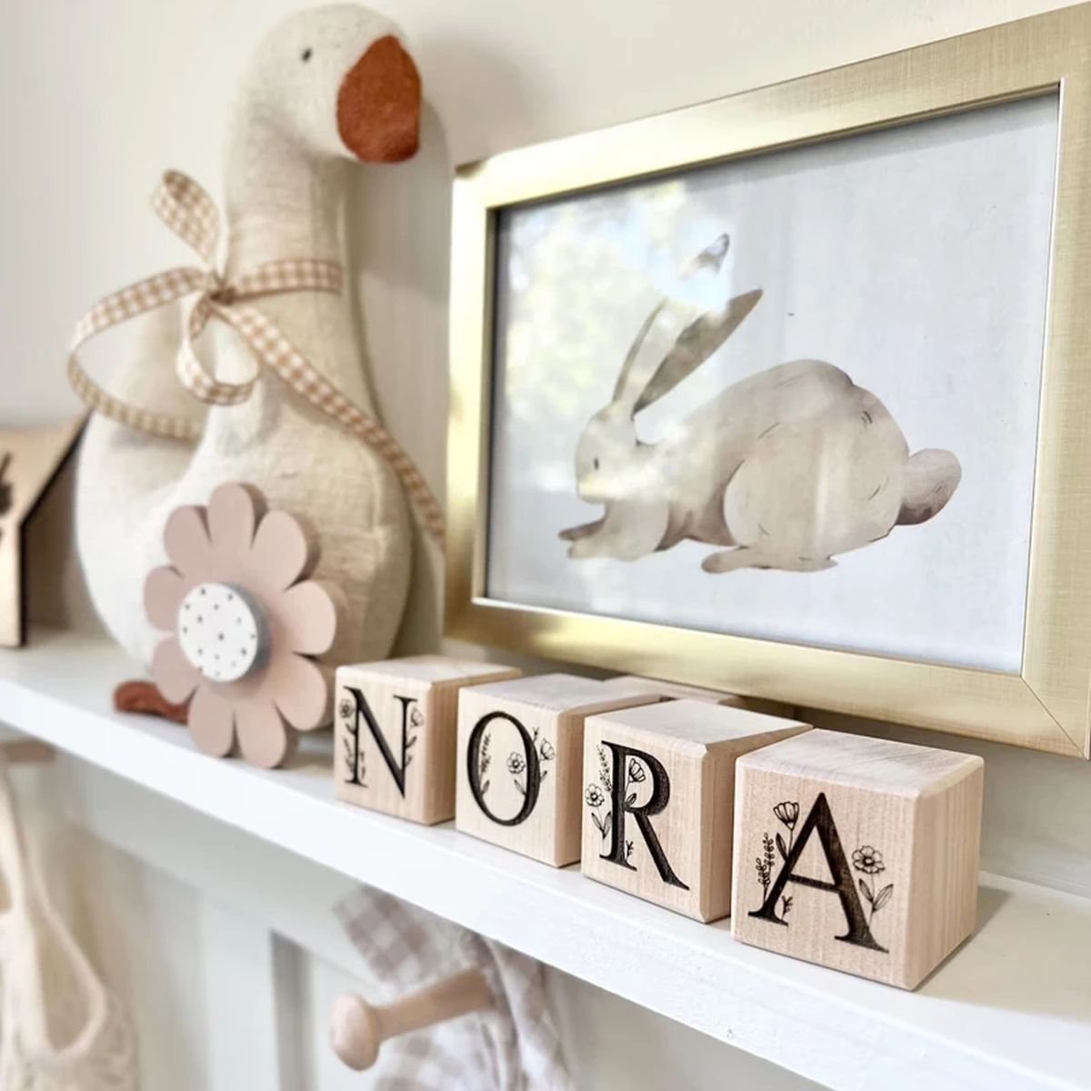 Engraved Wood Name Blocks - Image 5